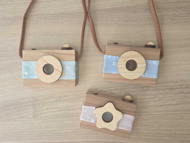 木のトイカメラづくり